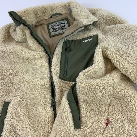 Levi's Faux Fur Bomber Jacket - Picture 5 of 14